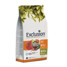 Exclusion Monoprotein Sığır Etli ve Narlı Düşük Tahıllı 7 kg Küçük Irk Yavru Köpek Maması
