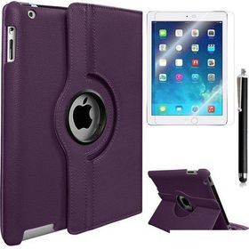 Exclusive Phone Case iPad Air 360 Standlı Mor+Film+Kalem Kılıf