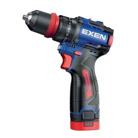 EXEN EN 162 DS 16 V 2x2 Ah Akülü Darbeli Şarjlı Matkap