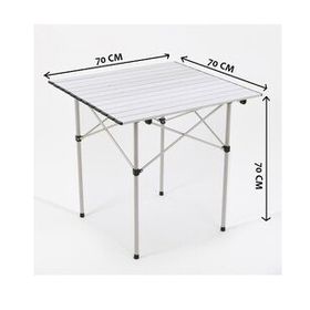 Exent 70x70 cm Alüminyum Katlanır Kamp Masası