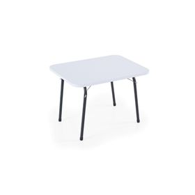 Exent Beyaz 45x60 cm Katlanır Kamp ve Bahçe Sehpası