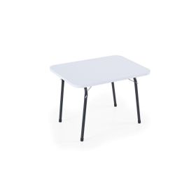 Exent Beyaz 45x60 cm Katlanır Kamp ve Bahçe Sehpası