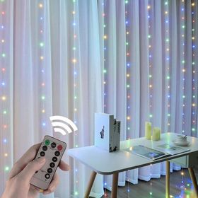 Exeo USB Led Kumandalı Dekoratif Su Geçirmez Beyaz Perde Peri