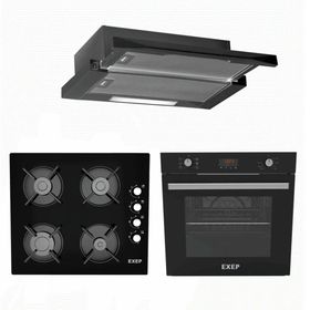 Exep E5E-EO230-EF260 3'lü Siyah Ankastre Set
