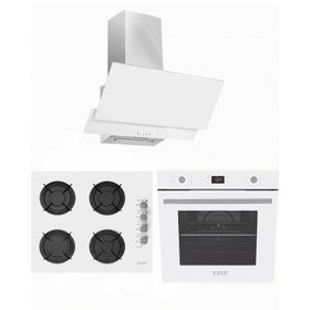 Exep Plus Line EF260 - EO320 - ED401 Beyaz 3'lü Ankastre Set