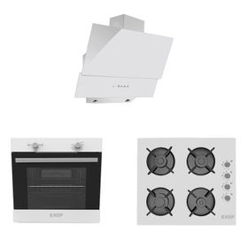 Exep Smart EF200 - EO320 - ED402 Beyaz 3'lü Ankastre Set