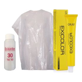 Exicolor 12.92 Şampanya 60 ml Tüp Saç Boyası + 30 Volüm Peroksit + Boya Naylonu