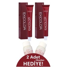 Exicolor 3.4 Koyu Kestane 2x60 ml Saç Boyası