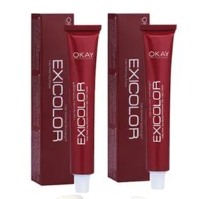 Exicolor 6.13 Koyu Kumral Ekstra Mat 2x60 ml Saç Boyası