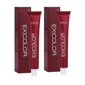 Exicolor 8.44 Açık Kumral Yoğun Bakır 2x60 ml Saç Boyası