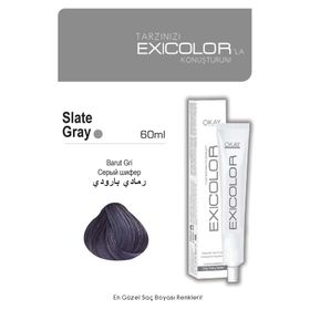 Exicolor Slate Gray Barut Gri Saç Boyası