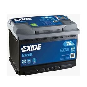 Exide 12 V 74 Ah 680Cca Excell (72 Ah Kutu)-Exide Akü