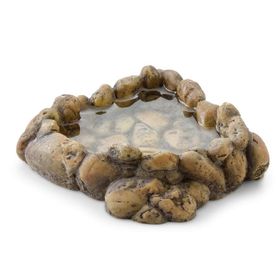 Exo Terra Corner Water Dish Doğal Görünümlü Medium Sürüngen Su Kabı