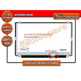 Exper Ultranote A5B-130P 15.6 Slim Led 40 Pin Uyumlu Lcd Ekran Panel