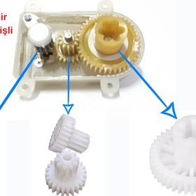 Expermarket Karaca E 64 Hbs Blender Dişli Kutusu Tamir Dişli Seti ( 3 Adet Dişli )