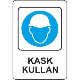 Extra Fix 16x24 cm Pvc Baret Kullan Uyarı Levhası