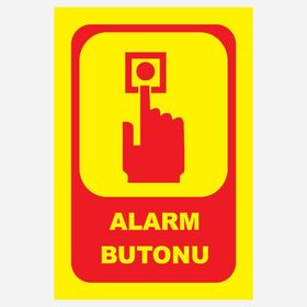 Extra Fix 16x24 cm Pvc Yangın Alarm Butonu Levhası