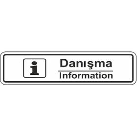 Extra Fix 7x24 cm Pvc Danışma Informatıon Levhası