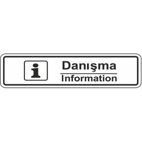 Extra Fix 7x24 cm Pvc Danışma Informatıon Levhası