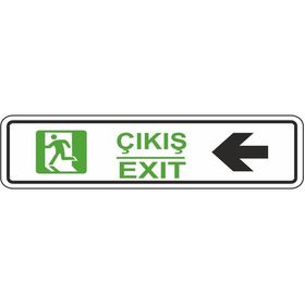 Extra Fix 7x24 cm Pvc Sağ Çıkış Levhası