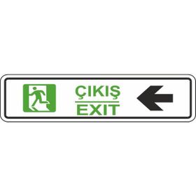 Extra Fix 7x24 cm Pvc Sağ Çıkış Levhası