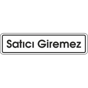 Extra Fix 7x24 cm Pvc Satıcı Giremez Levhası