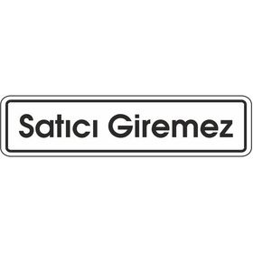 Extra Fix 7x24 cm Pvc Satıcı Giremez Levhası
