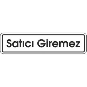 Extra Fix 7x24 cm Pvc Satıcı Giremez Levhası