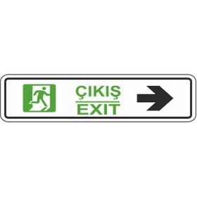 Extra Fix 7x24 cm Pvc Sol Çıkış Levhası