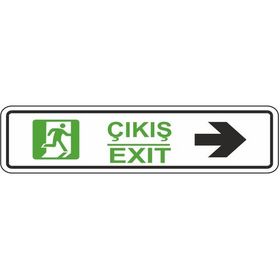 Extra Fix 7x24 cm Pvc Sol Çıkış Levhası
