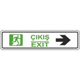 Extra Fix 7x24 cm Pvc Sol Çıkış Levhası