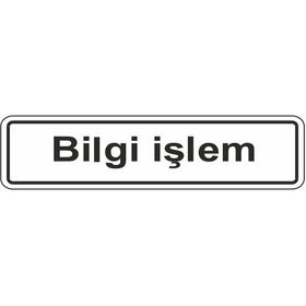 Extra Fix 7x34 cm Pvc Bilgi İşlem Levhası