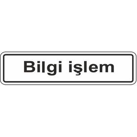 Extra Fix 7x34 cm Pvc Bilgi İşlem Levhası