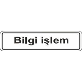 Extra Fix 7x34 cm Pvc Bilgi İşlem Levhası