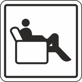 Extra Fix Pvc Dinlenme Salonu Uyarı Levhası