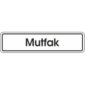 Extra Fix Pvc Mutfak Uyarı Levhası