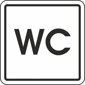 Extra Fix Pvc WC Uyarı Levhası