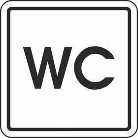 Extra Fix Pvc WC Uyarı Levhası