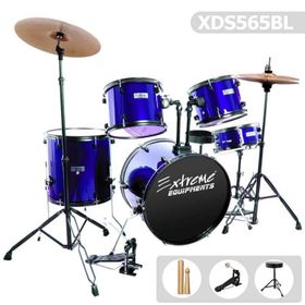Extreme XDS565BL Mavi Bateri Davul Seti
