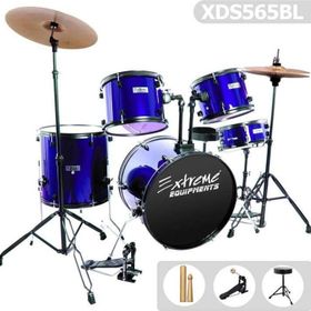 Extreme XDS565BL Mavi Bateri Davul Seti