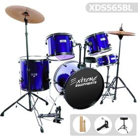 Extreme XDS565BL Mavi Bateri Davul Seti