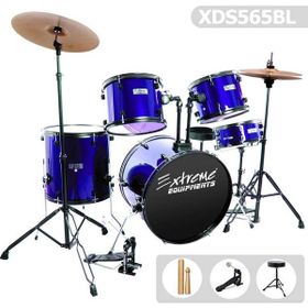 Extreme XDS565BL Mavi Bateri Davul Seti