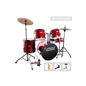 Extreme XDS565WR Kırmızı Bateri Davul Seti