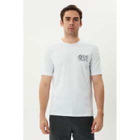 Exuma 1412046-100 Beyaz Baskılı Erkek T-shirt