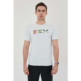 Exuma 1412063-100 Beyaz Erkek T-shirt