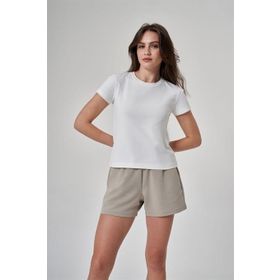 Exuma 1522188 Beyaz Kadın T-shirt