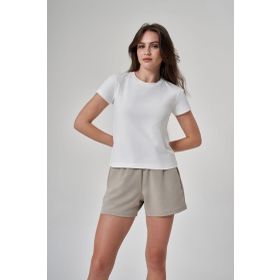 Exuma 1522188 Beyaz Kadın T-shirt