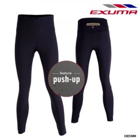 Exuma 182300 Siyah Kadın Push-up Uzun Tayt