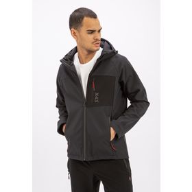 Exuma 2011120-010 Siyah Erkek Softshell Mont