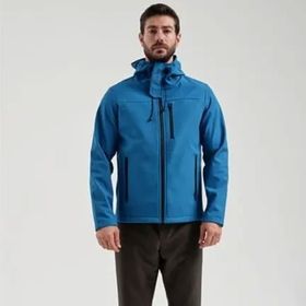 Exuma 2311100 Petrol Mavisi Softshell Erkek Mont